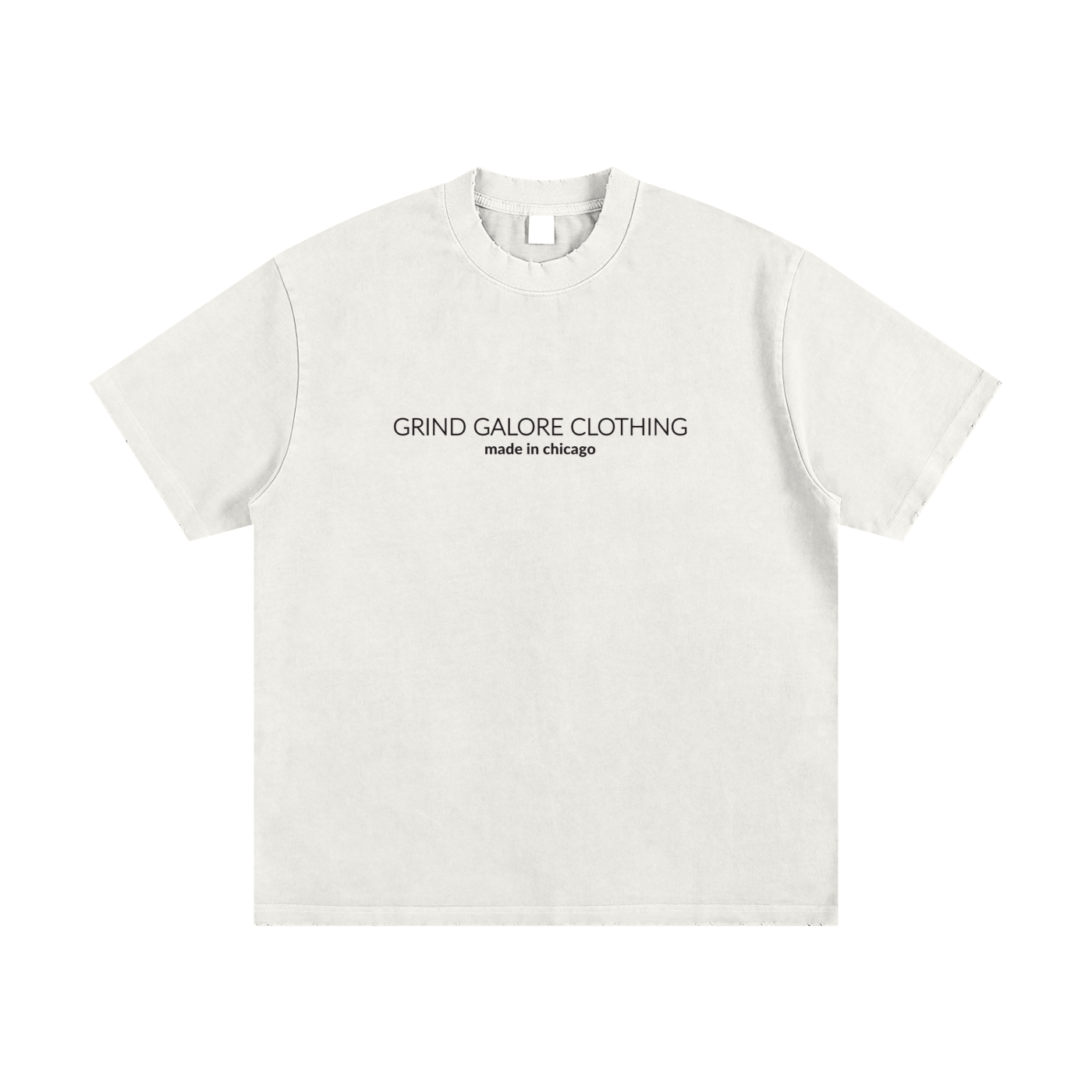 Heavyweight Vintage Washed Frayed T-Shirt