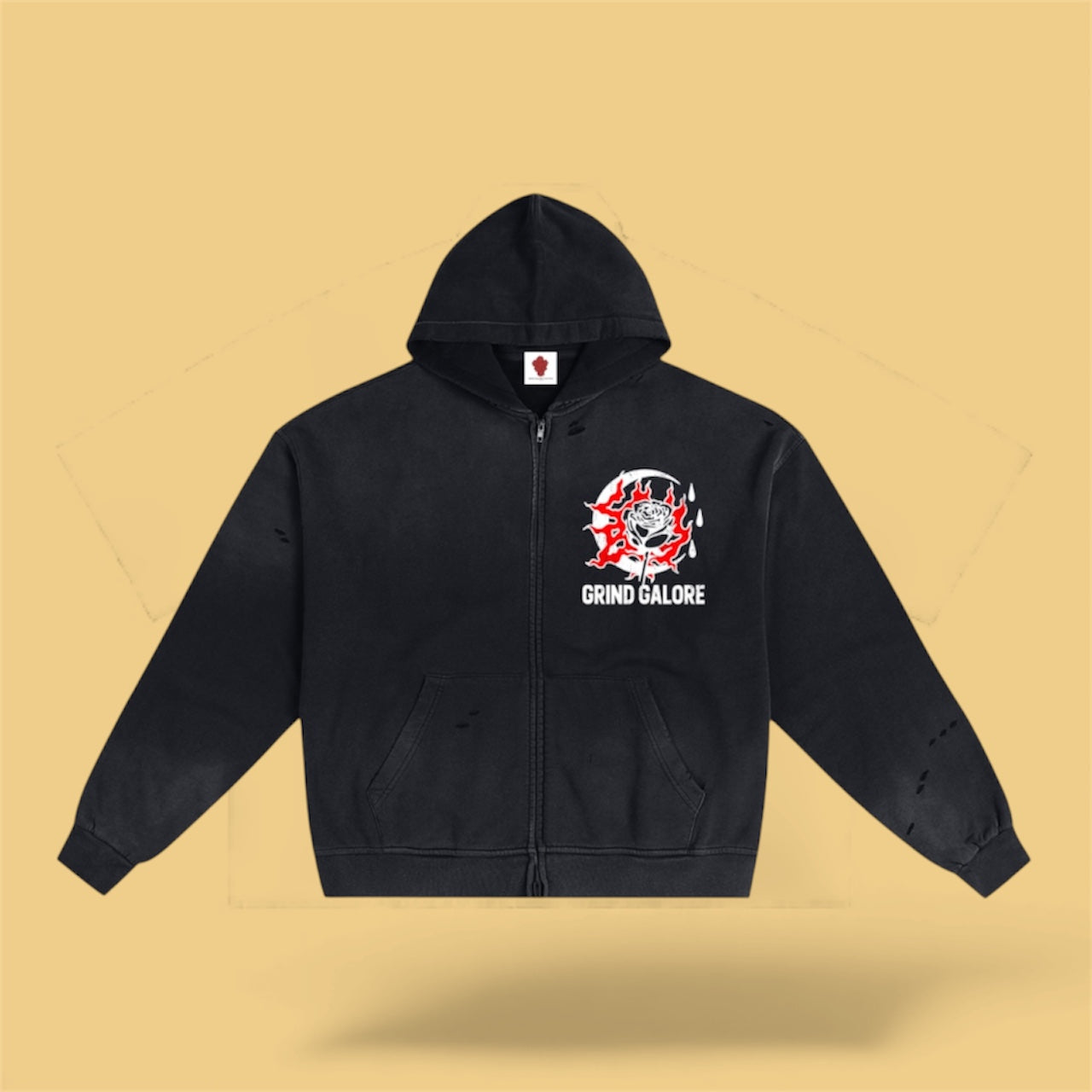 FEARLESS - Sunfade Zip up Hoodie