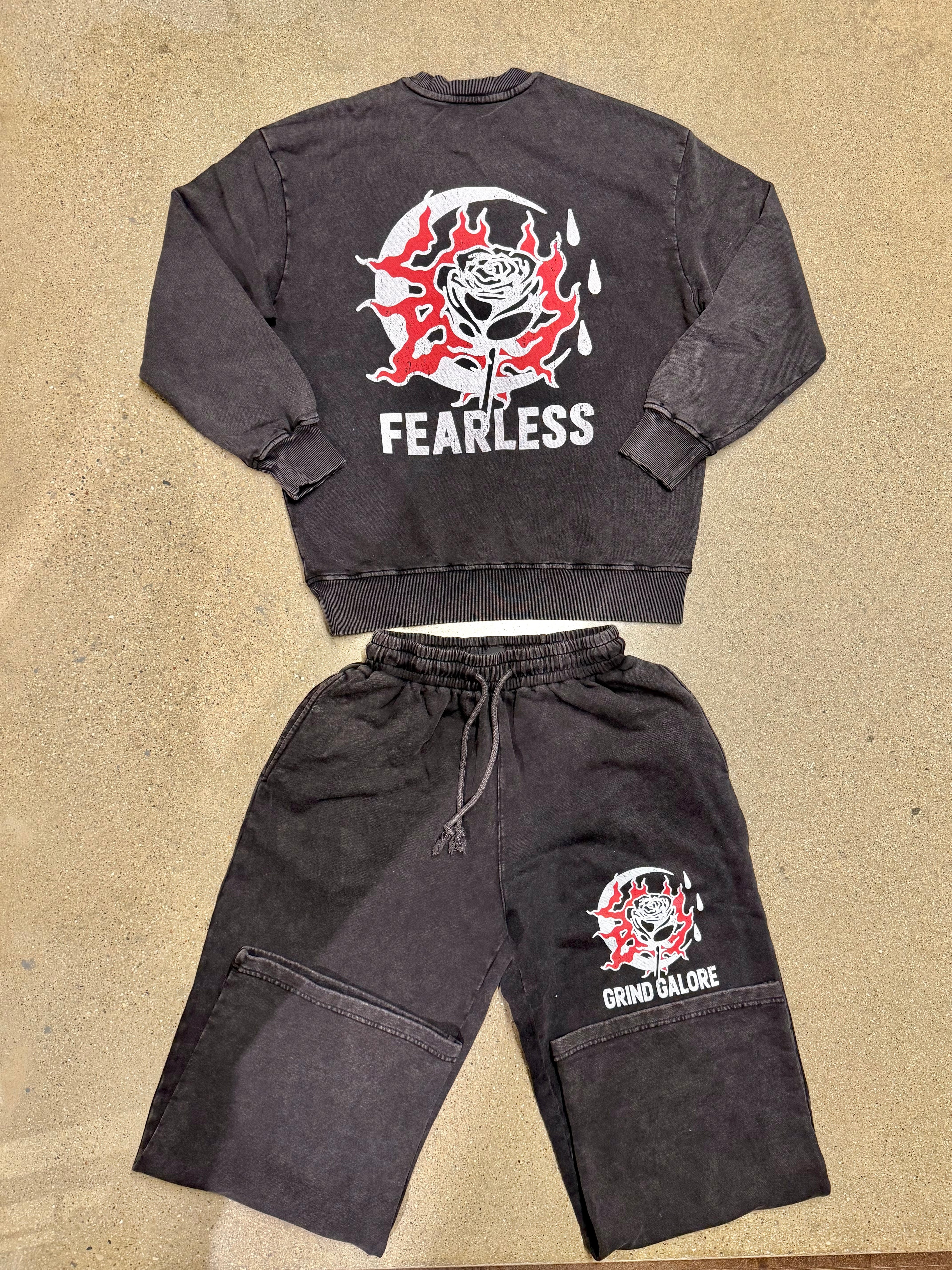 Snow Washed Oversized Sweatshirt