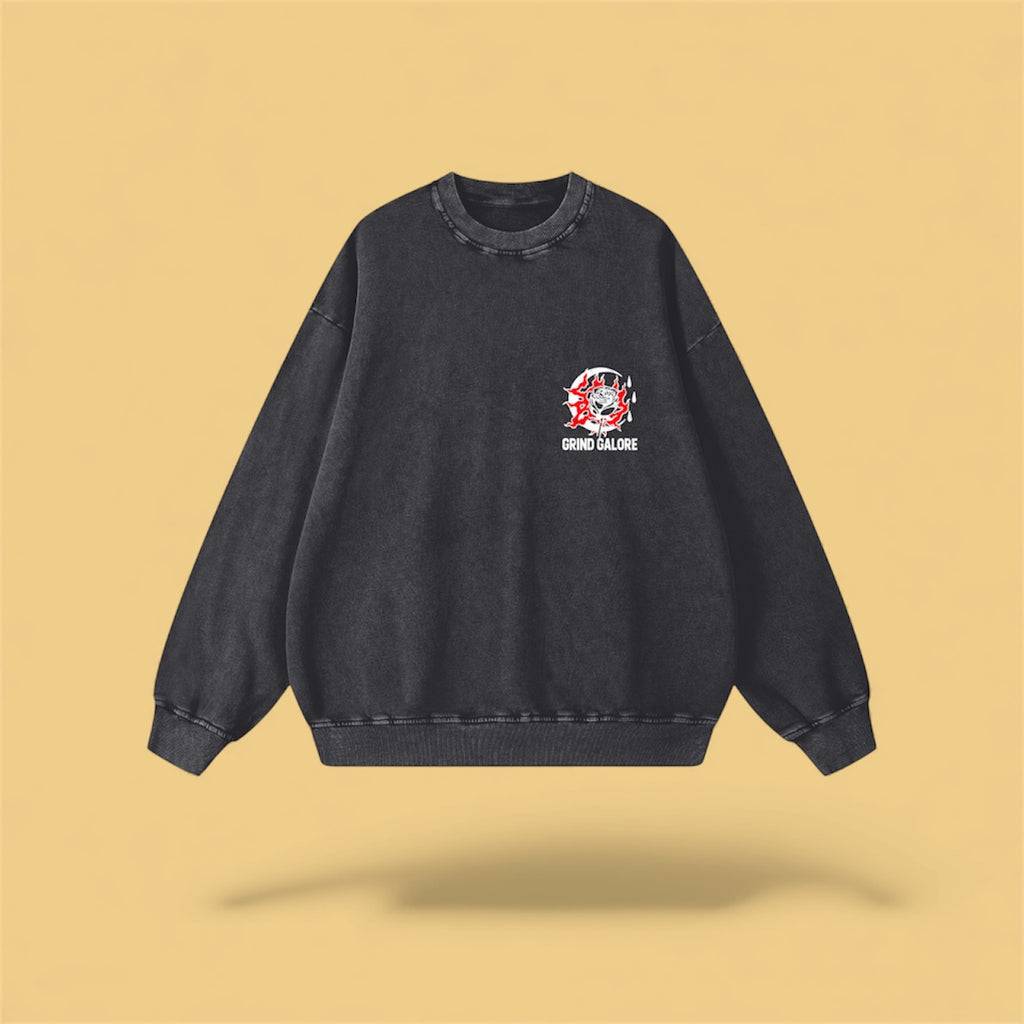 Snow Washed Oversized Sweatshirt