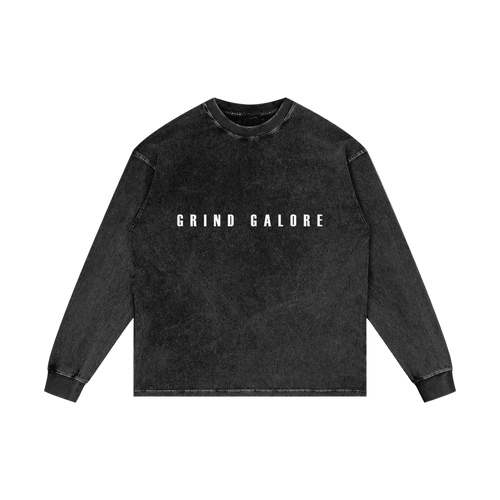 Acid Wash Oversize Long Sleeve T-Shirt