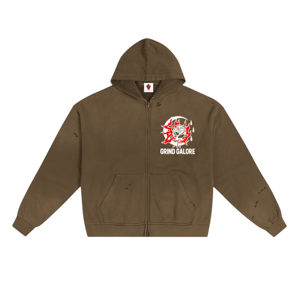 FEARLESS - Sunfade Zip up Hoodie
