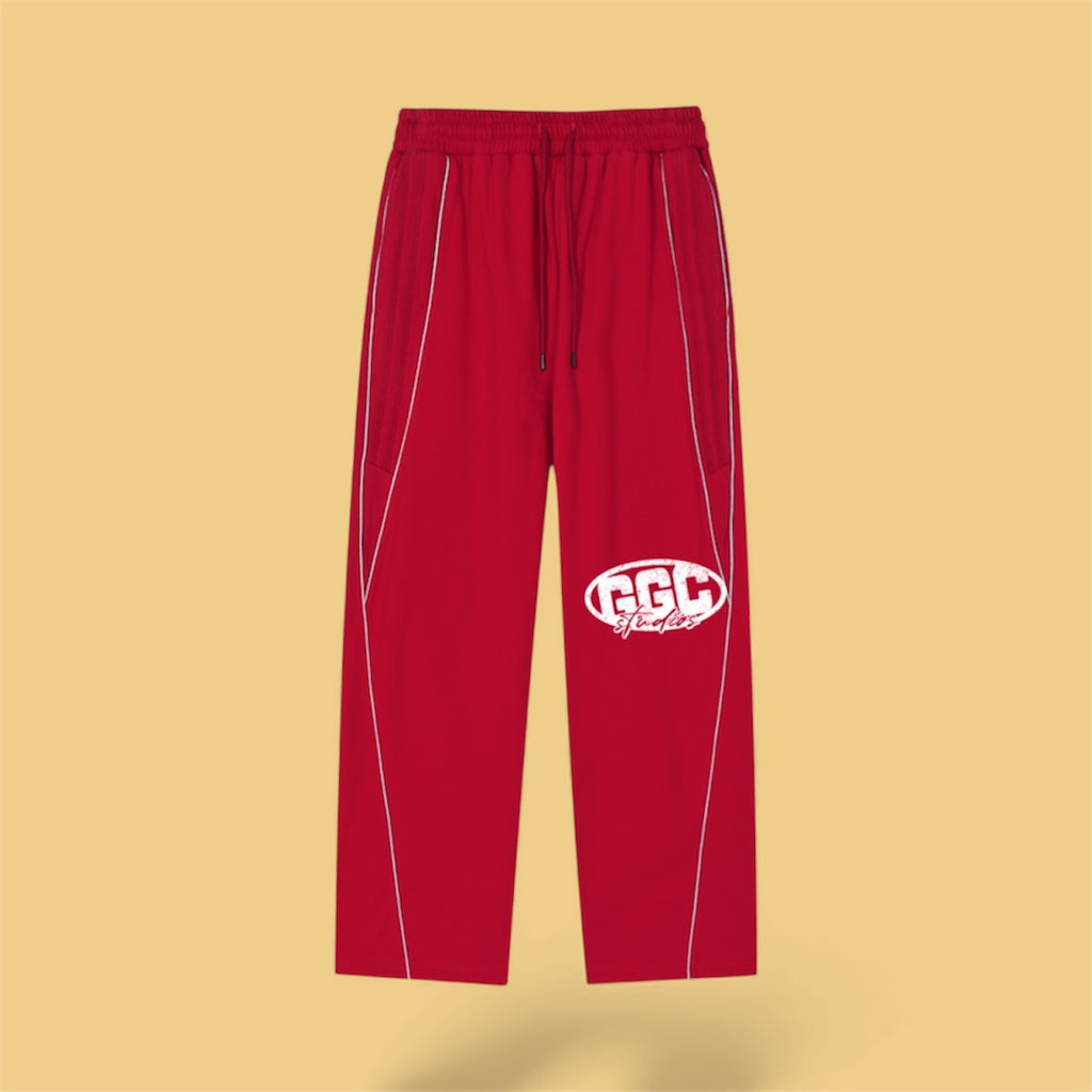 Reflection Striped Straight-Leg Sweatpants