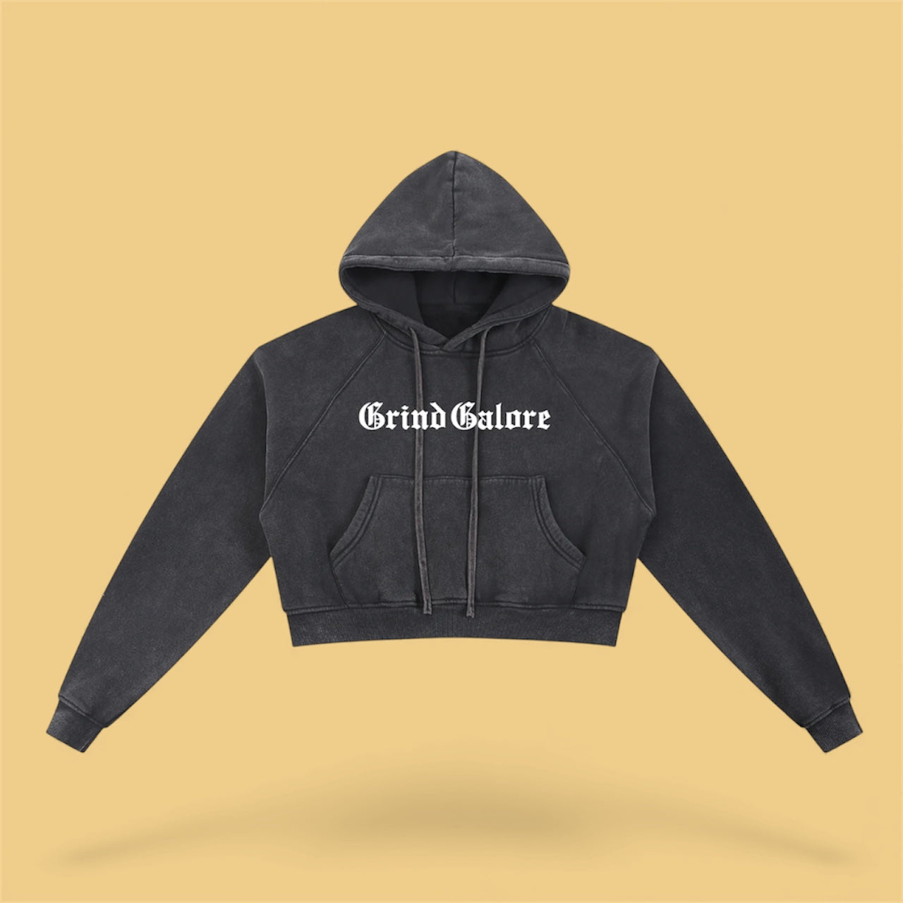 Women’s Snow Washed Cropped Hoodie