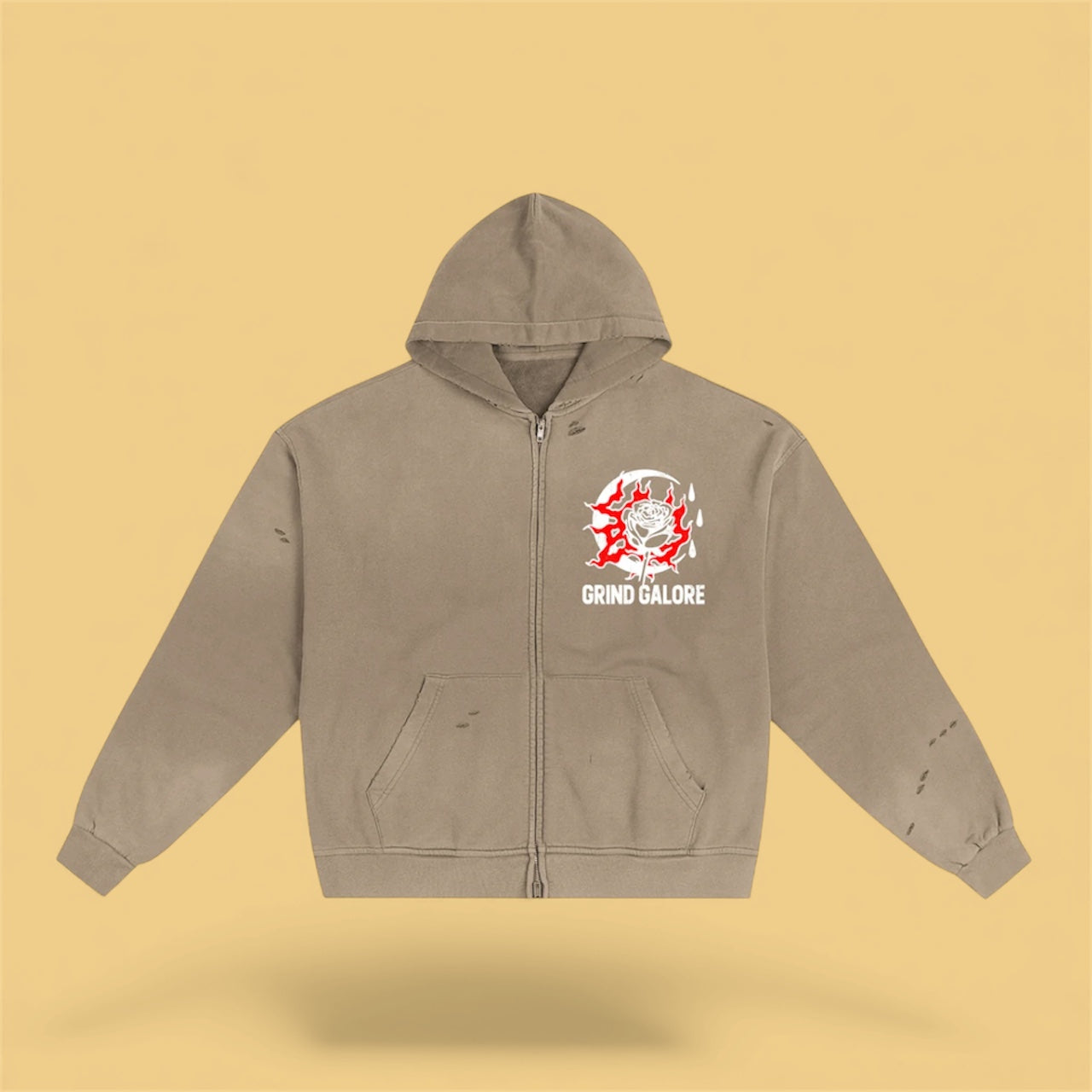 FEARLESS - Sunfade Zip up Hoodie