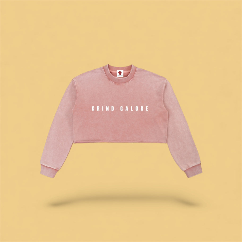 Women’s Snow Washed Cropped Sweatshirt