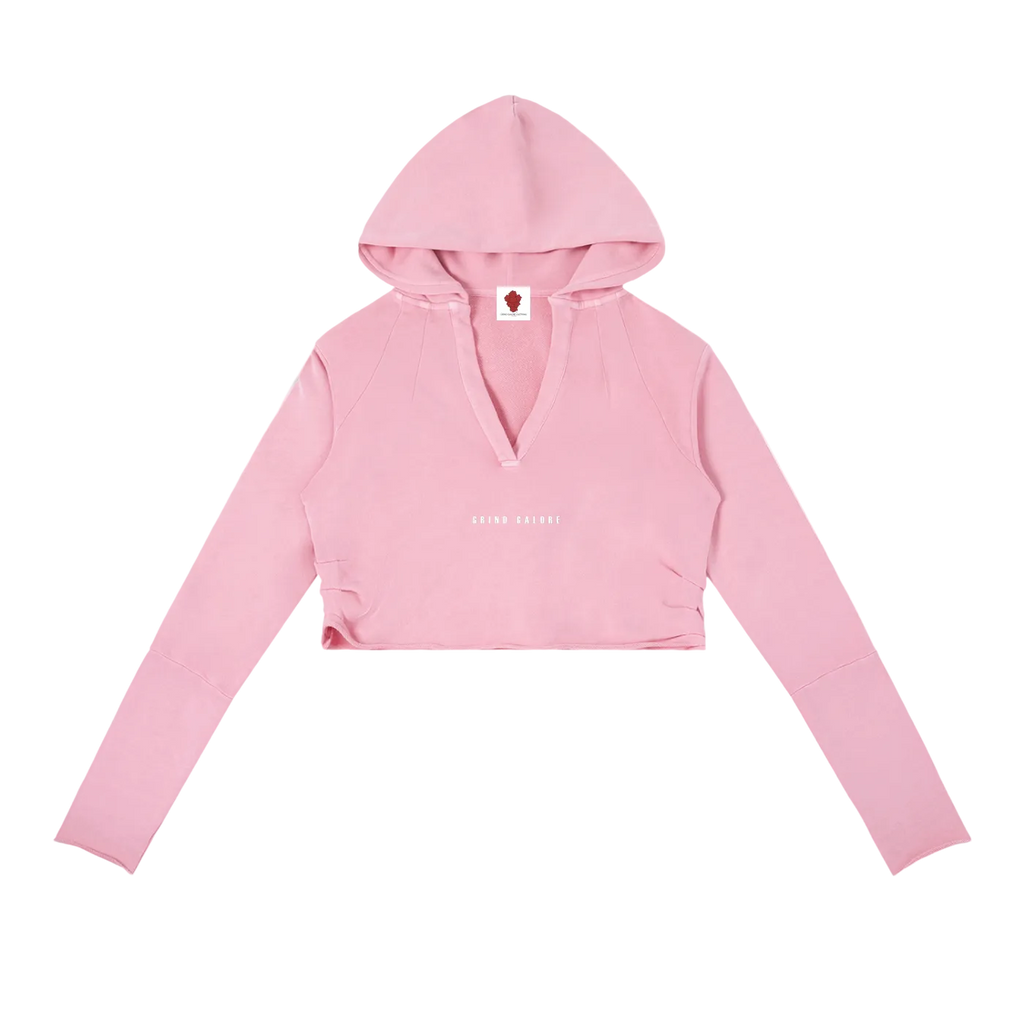Vintage Washed Raw Edge Hoodie