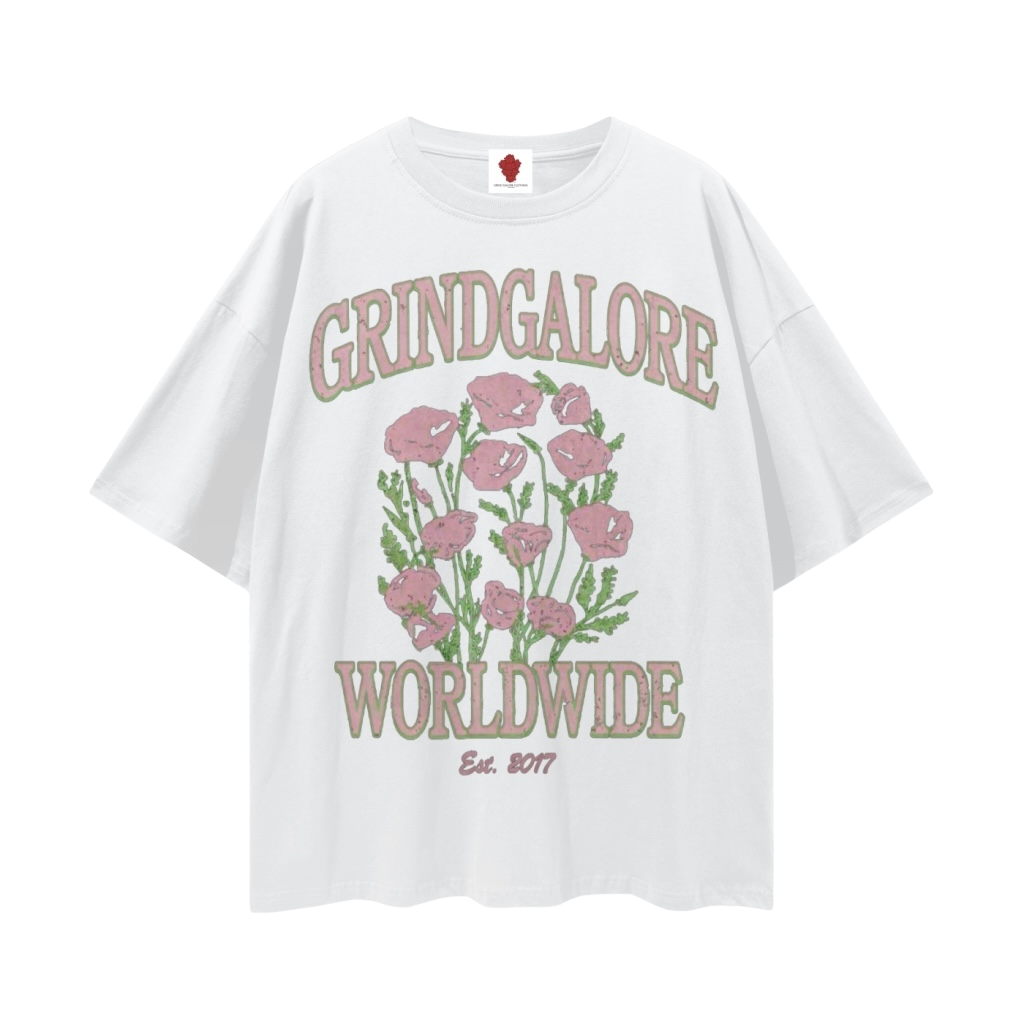 Grind Galore Worldwide Loose Drop Shoulder Tee
