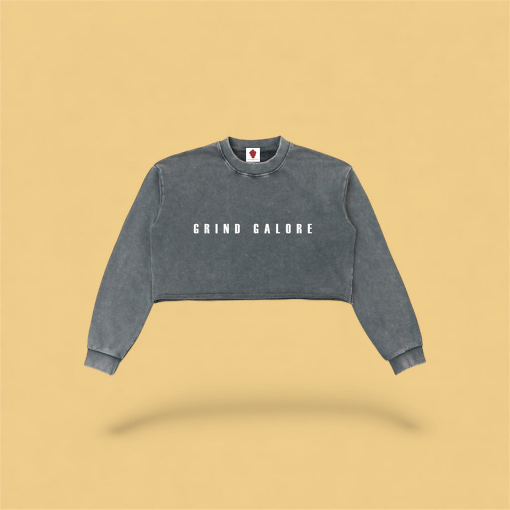 Women’s Snow Washed Cropped Sweatshirt