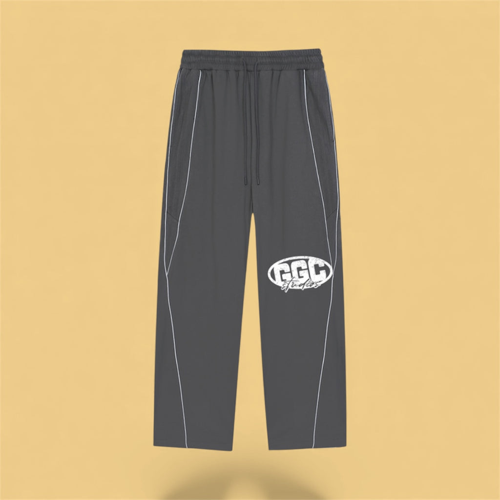Reflection Striped Straight-Leg Sweatpants