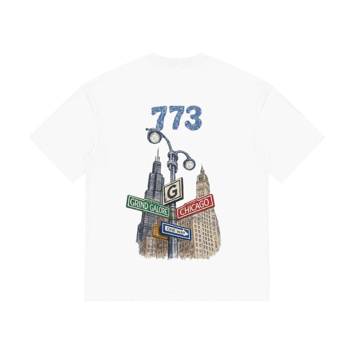 Unisex Drop Shoulder Cotton T-Shirt
