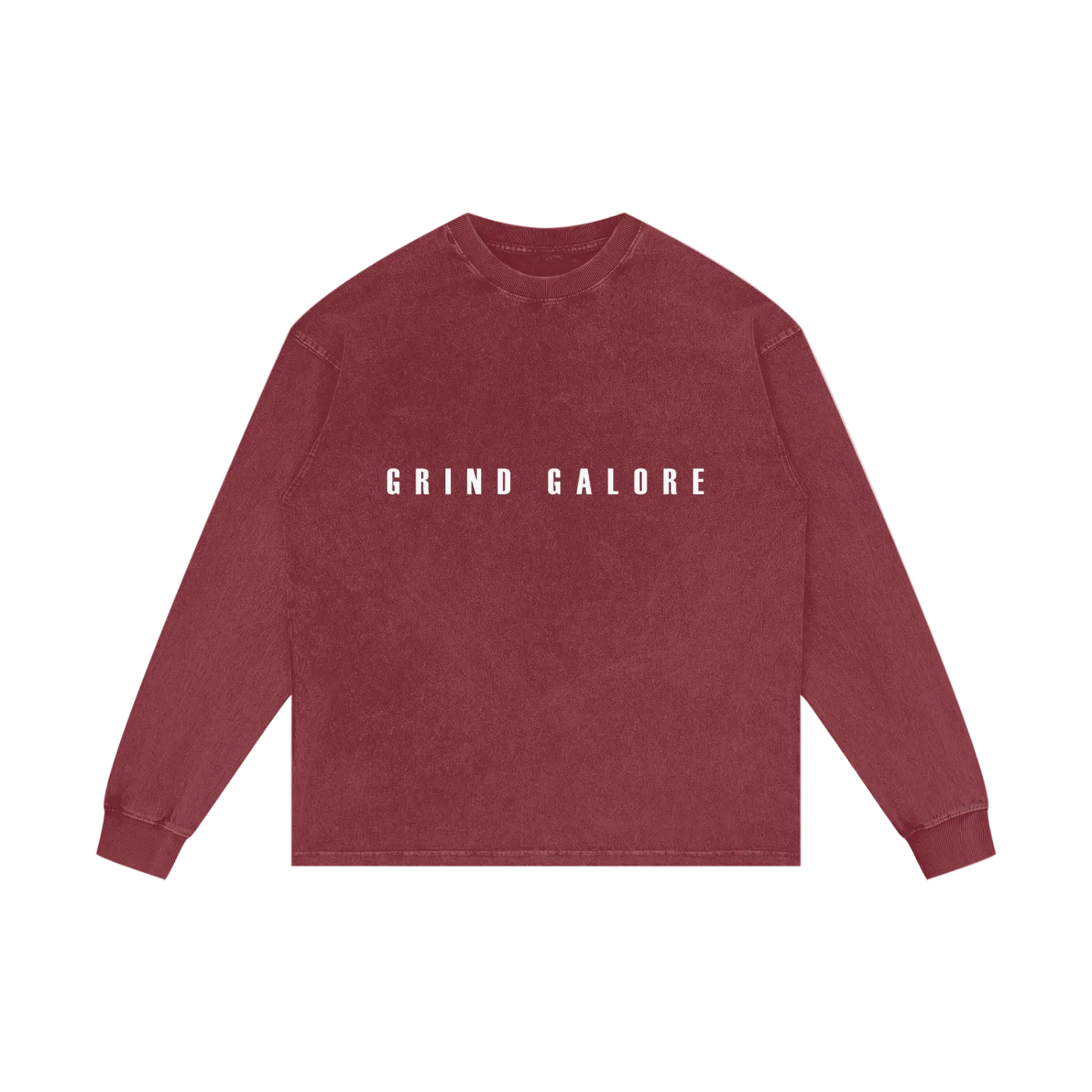 Acid Wash Oversize Long Sleeve T-Shirt