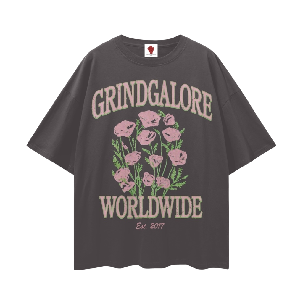Grind Galore Worldwide Loose Drop Shoulder Tee
