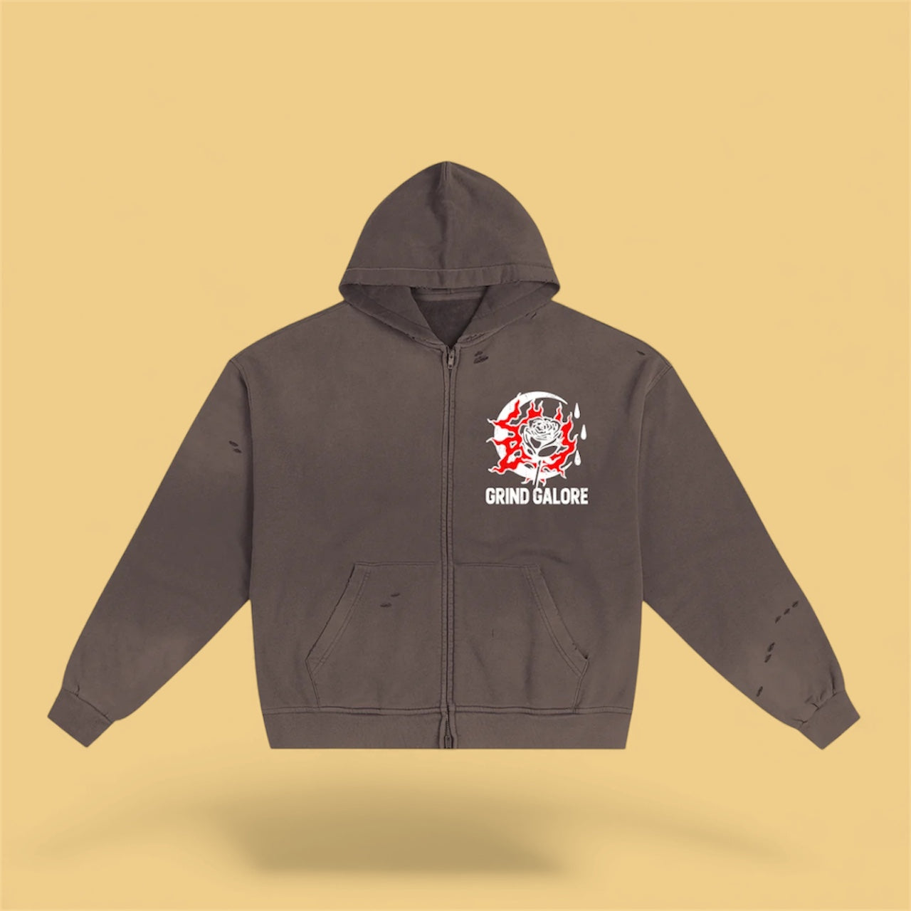 FEARLESS - Sunfade Zip up Hoodie
