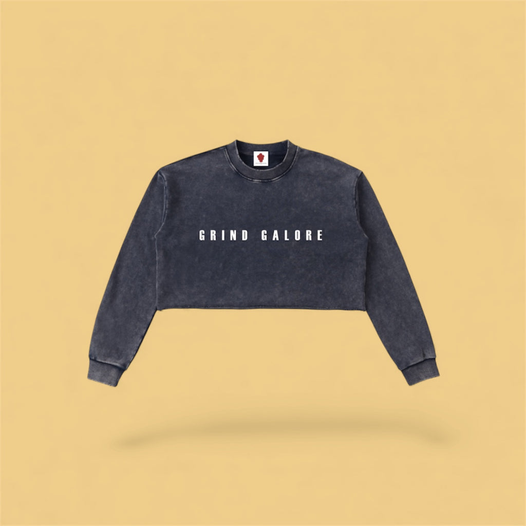 Women’s Snow Washed Cropped Sweatshirt