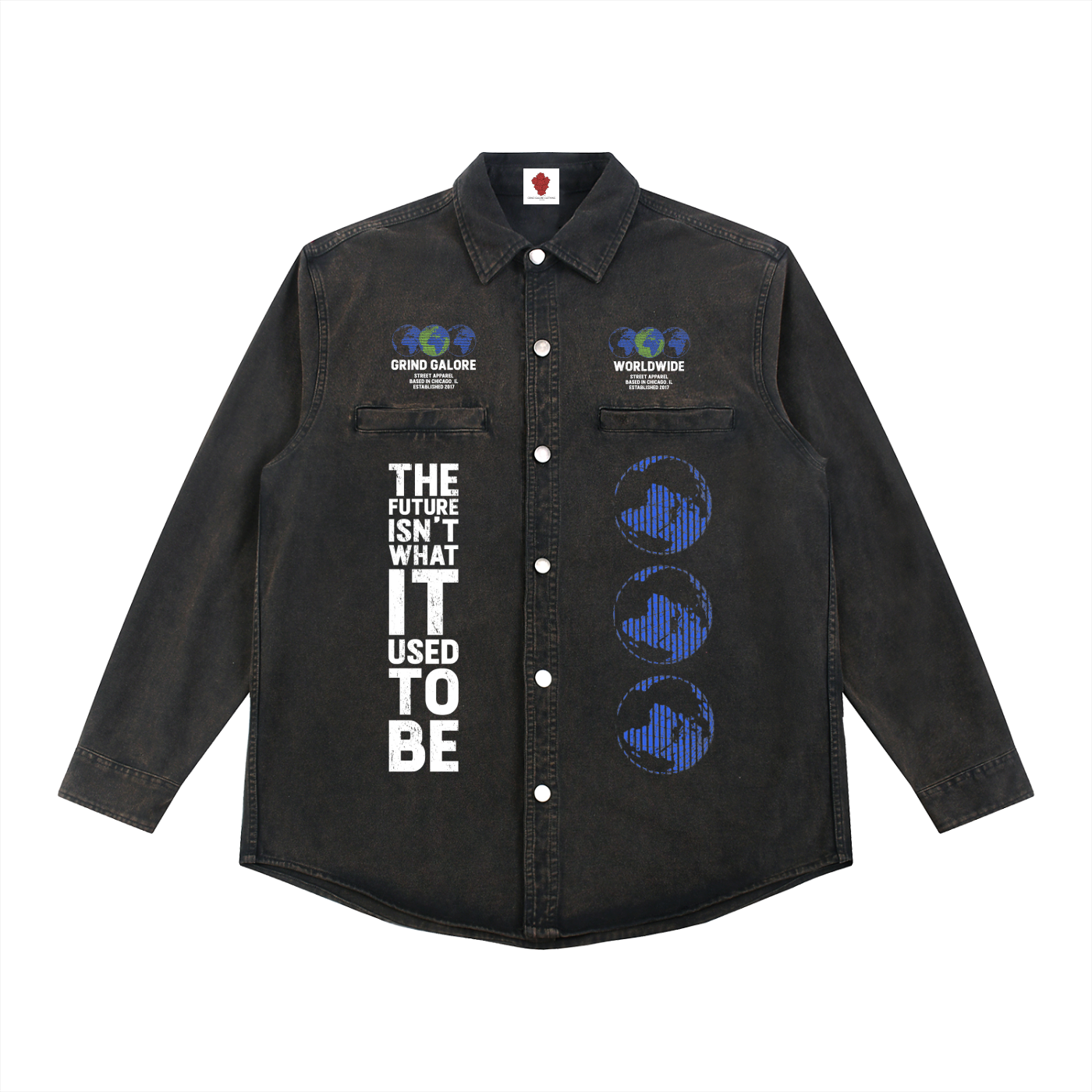 Denim Vintage Washed Heavyweight Jacket