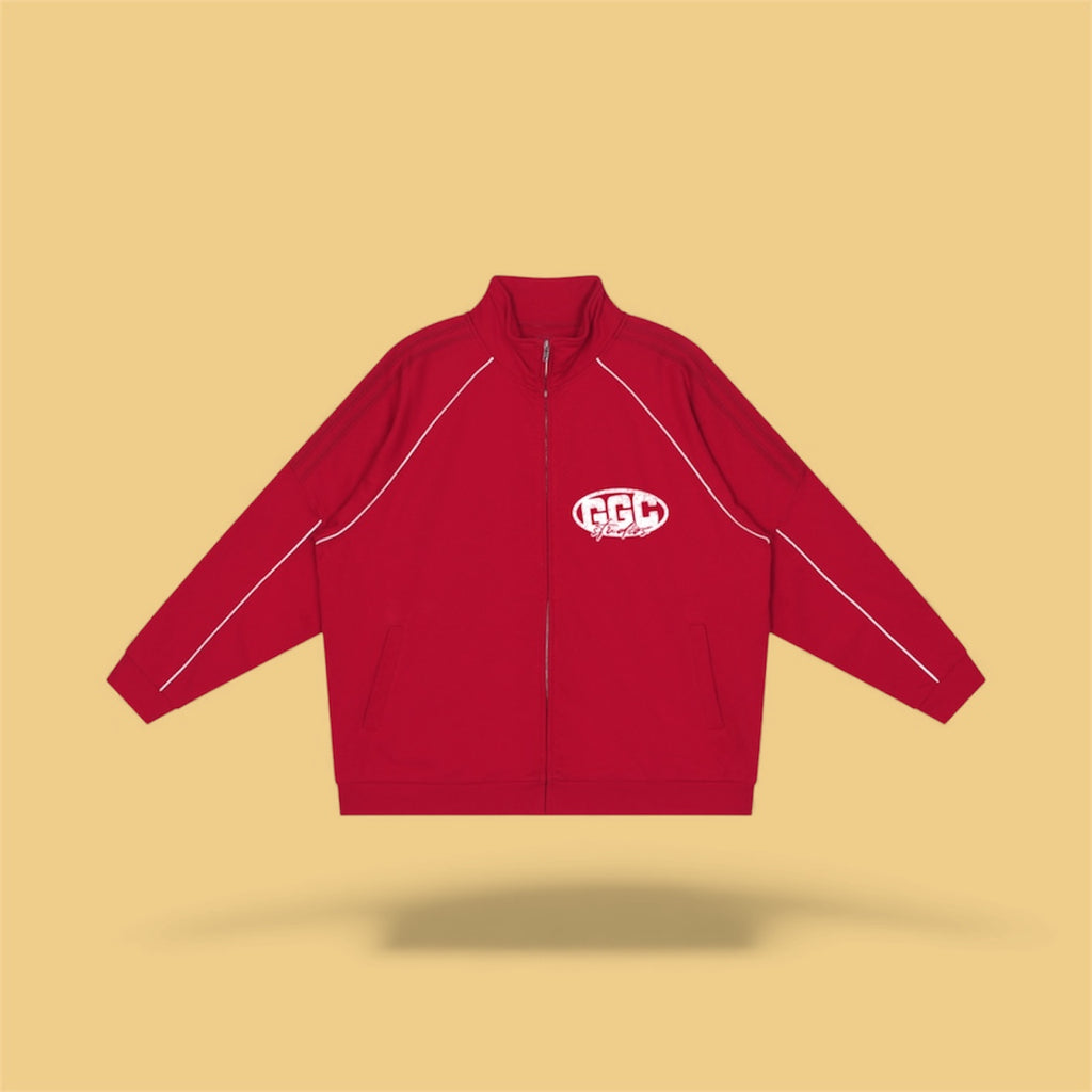 Reflection Striped Raglan Sleeve  Jacket