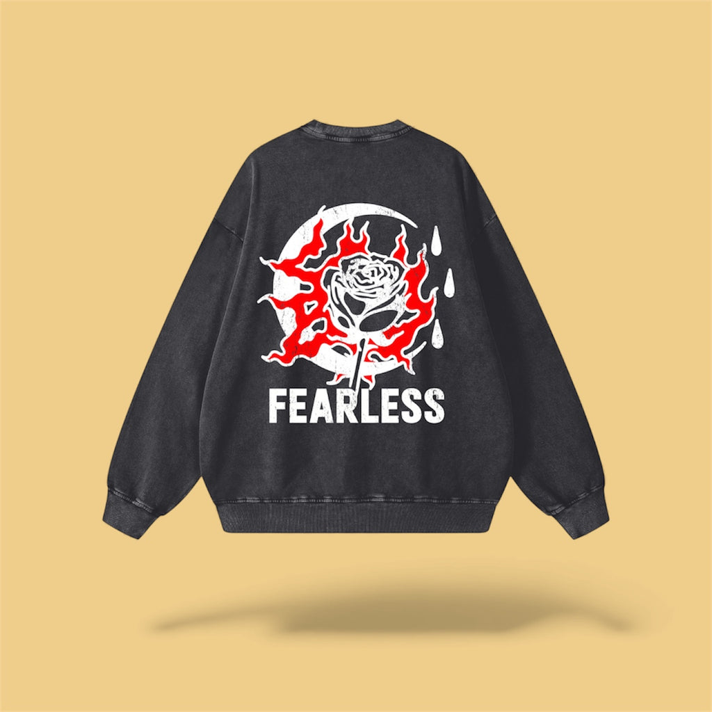 Snow Washed Oversized Sweatshirt