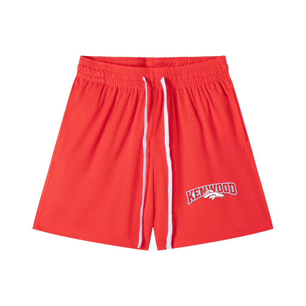 Mesh Drawstring Shorts