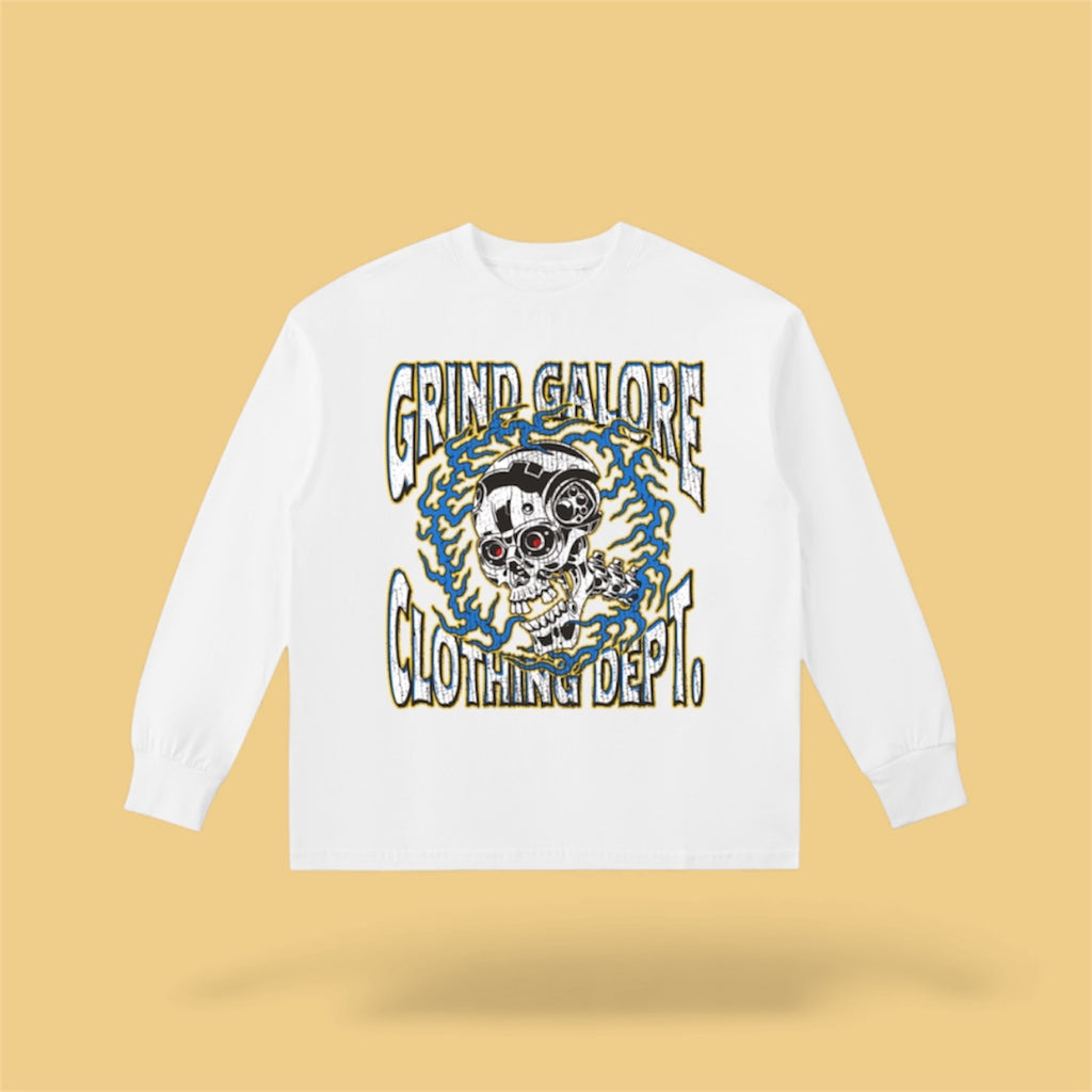 Kids' Quick-Dry Cotton Long-Sleeve Tee