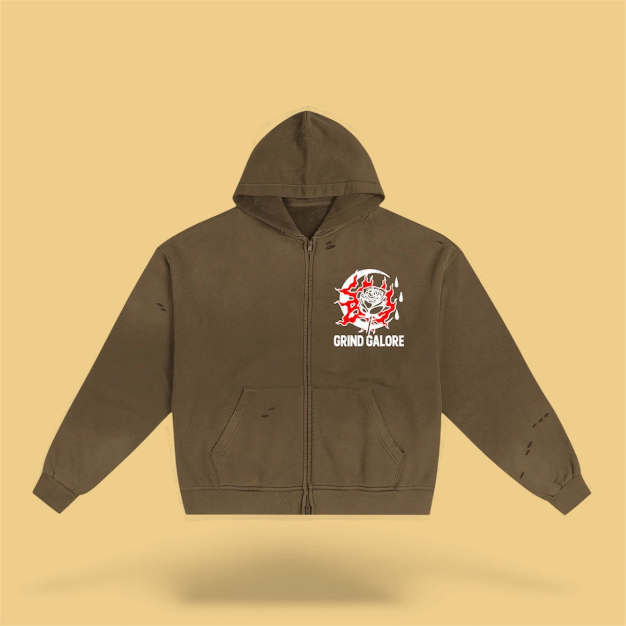 FEARLESS - Sunfade Zip up Hoodie