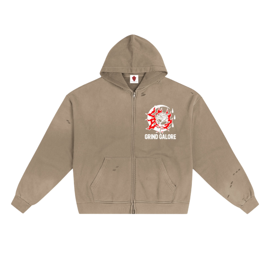 FEARLESS - Sunfade Zip up Hoodie
