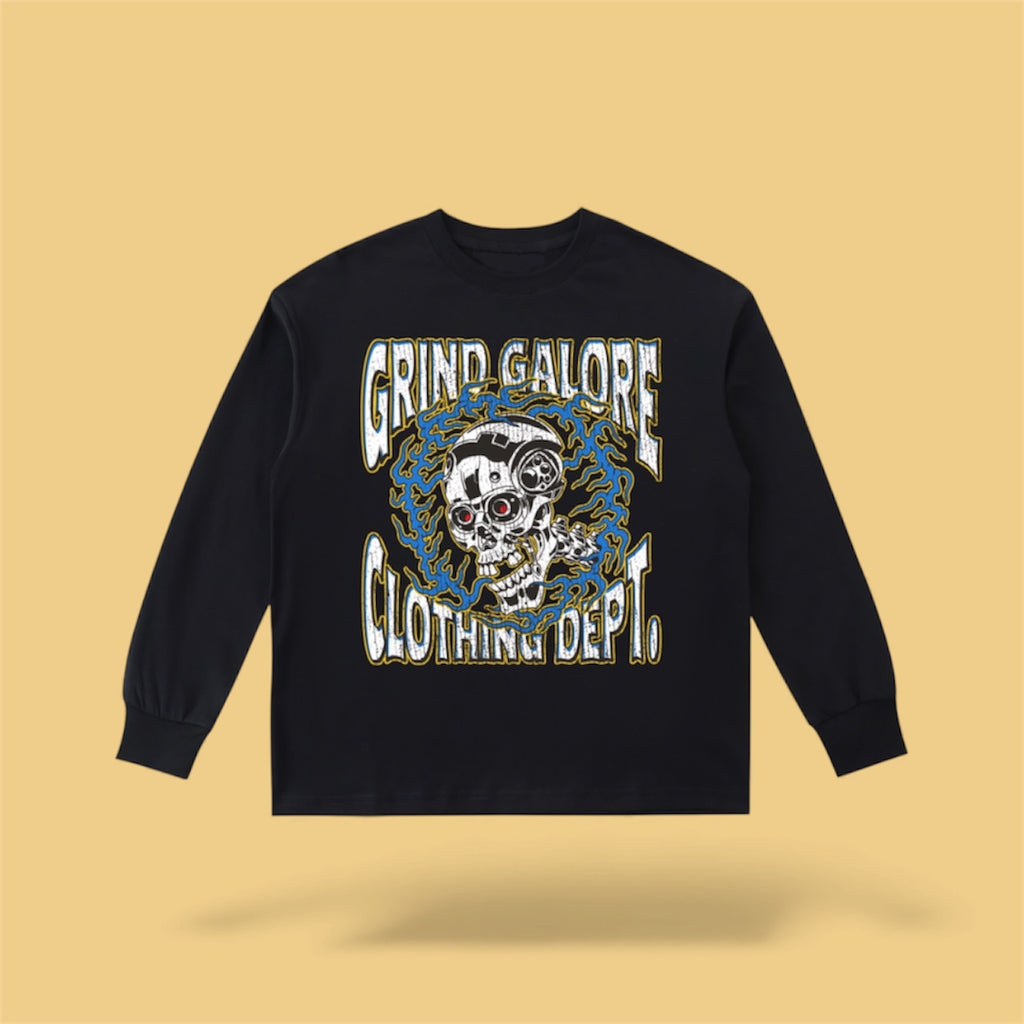 Kids' Quick-Dry Cotton Long-Sleeve Tee