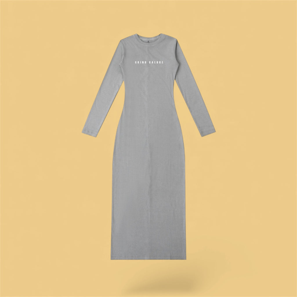 Dyed Washed Slit Maxi Dress