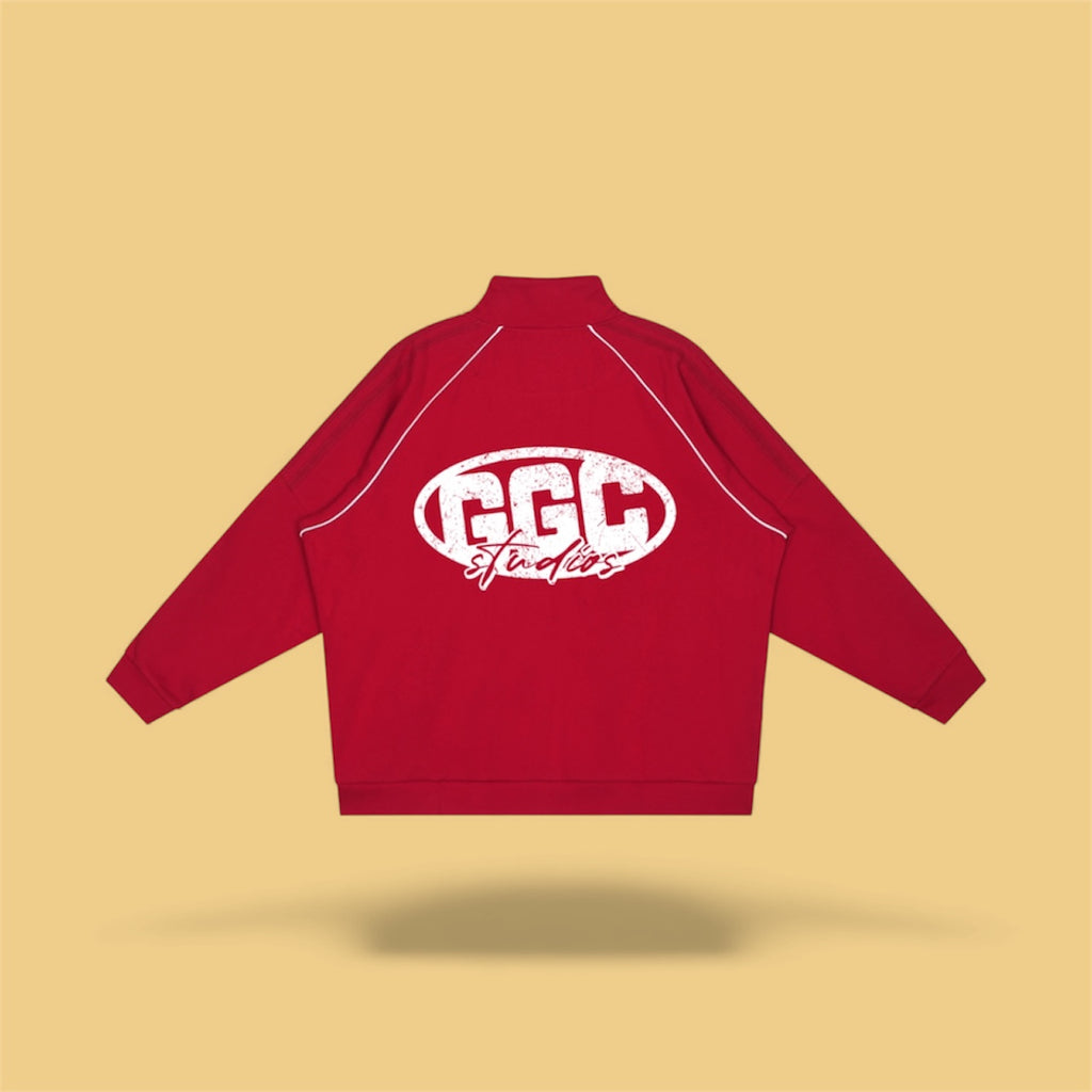 Reflection Striped Raglan Sleeve  Jacket