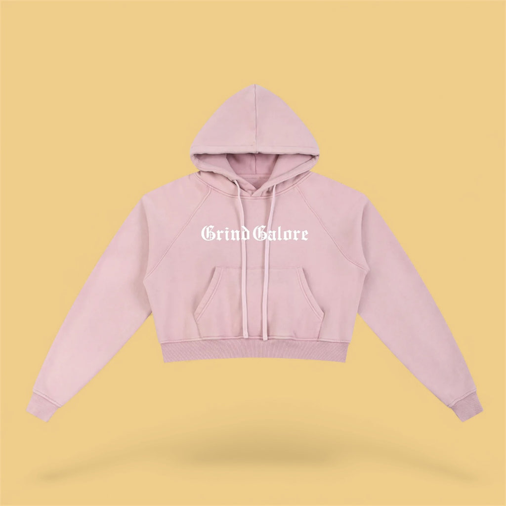 Women’s Snow Washed Cropped Hoodie