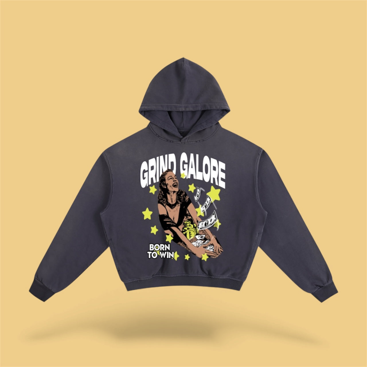 Boxy Sunfaded Hoodie