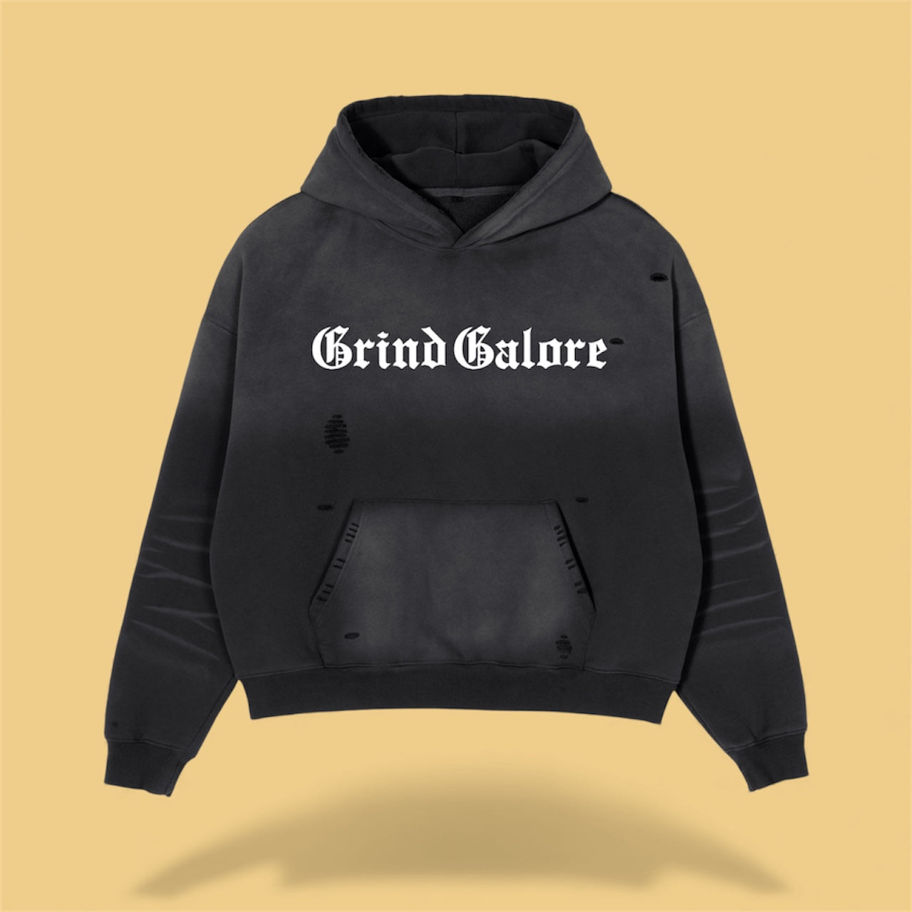 Heavyweight Sunfade Boxy Fleece Hoodie