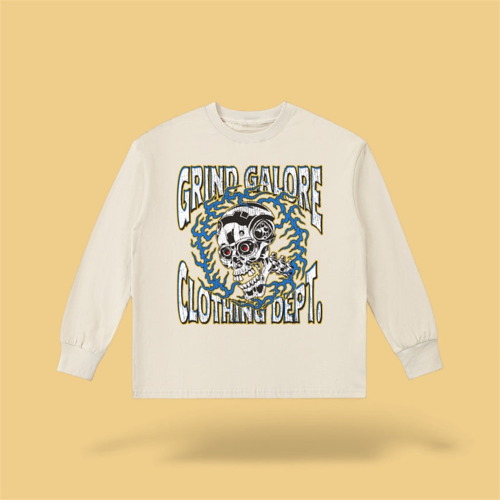 Kids' Quick-Dry Cotton Long-Sleeve Tee