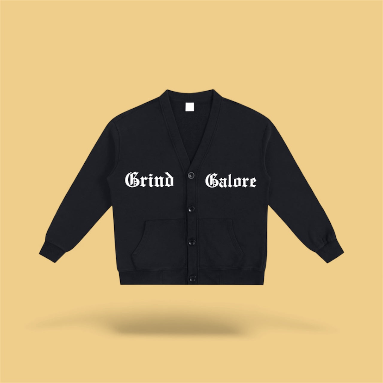 Snow Washed Sweat Cardigan