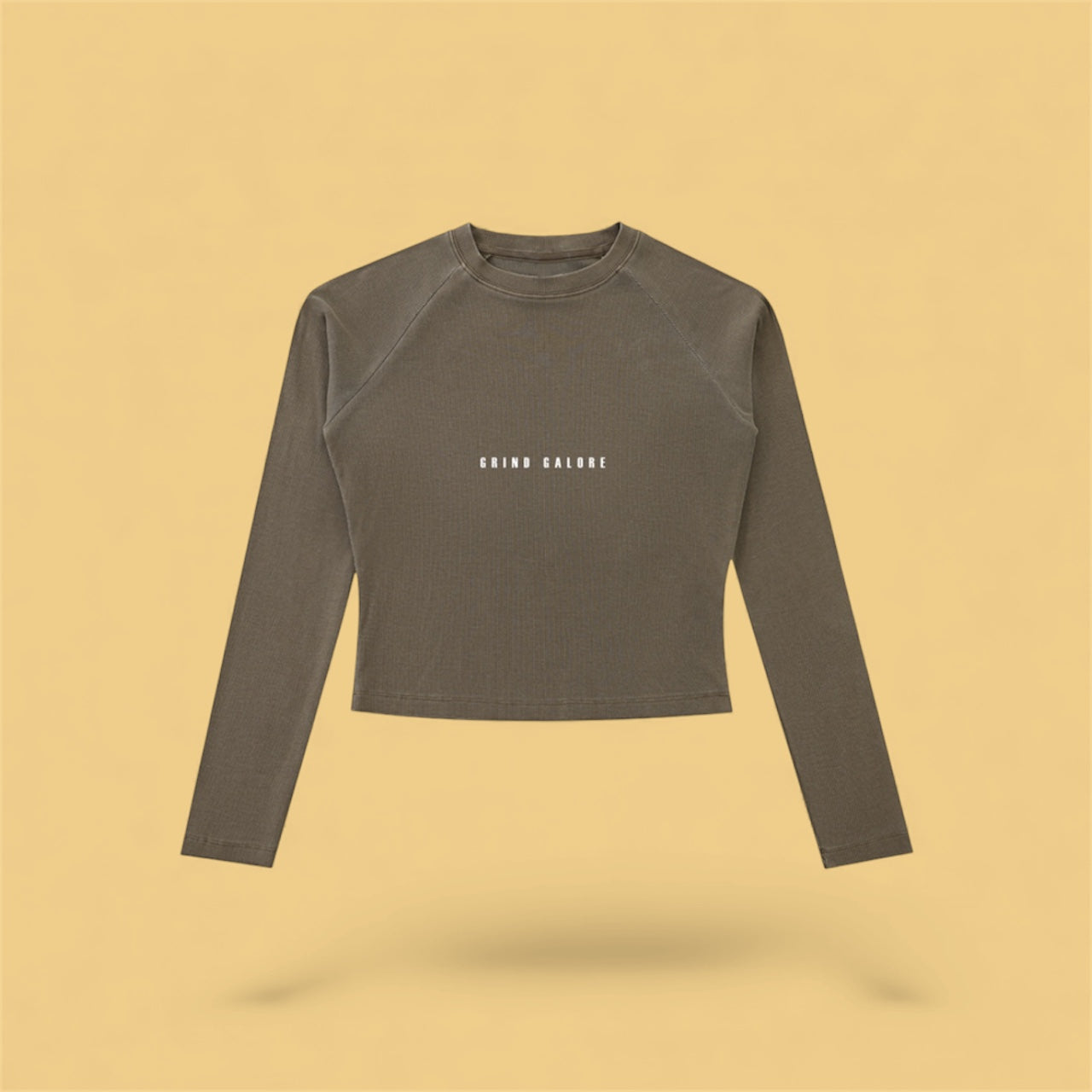 Women’s Dyed Washed Raglan Long Sleeve Slim T-Shirt