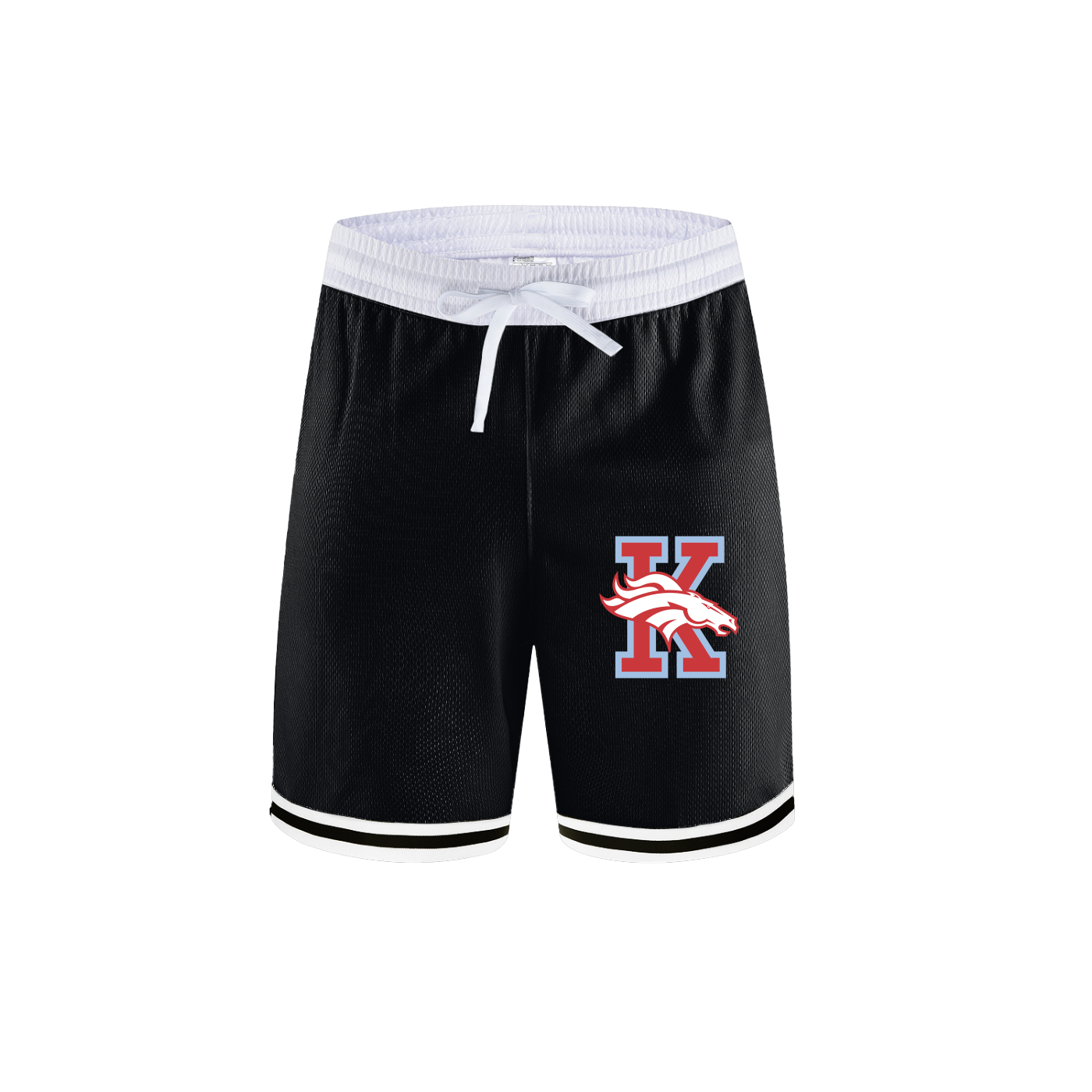 Classic Stripe Trim Basketball Shorts