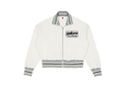 Galore Striped Rib Collar Zip Jacket