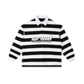 Color Block Stripe Polo Shirt
