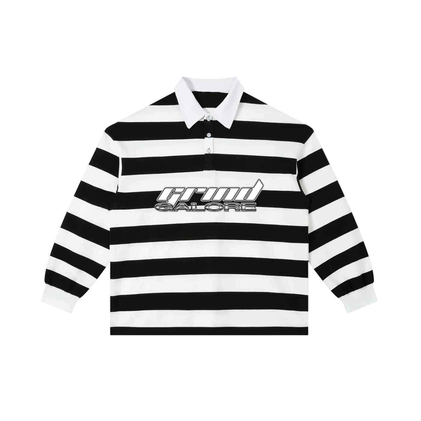 Color Block Stripe Polo Shirt