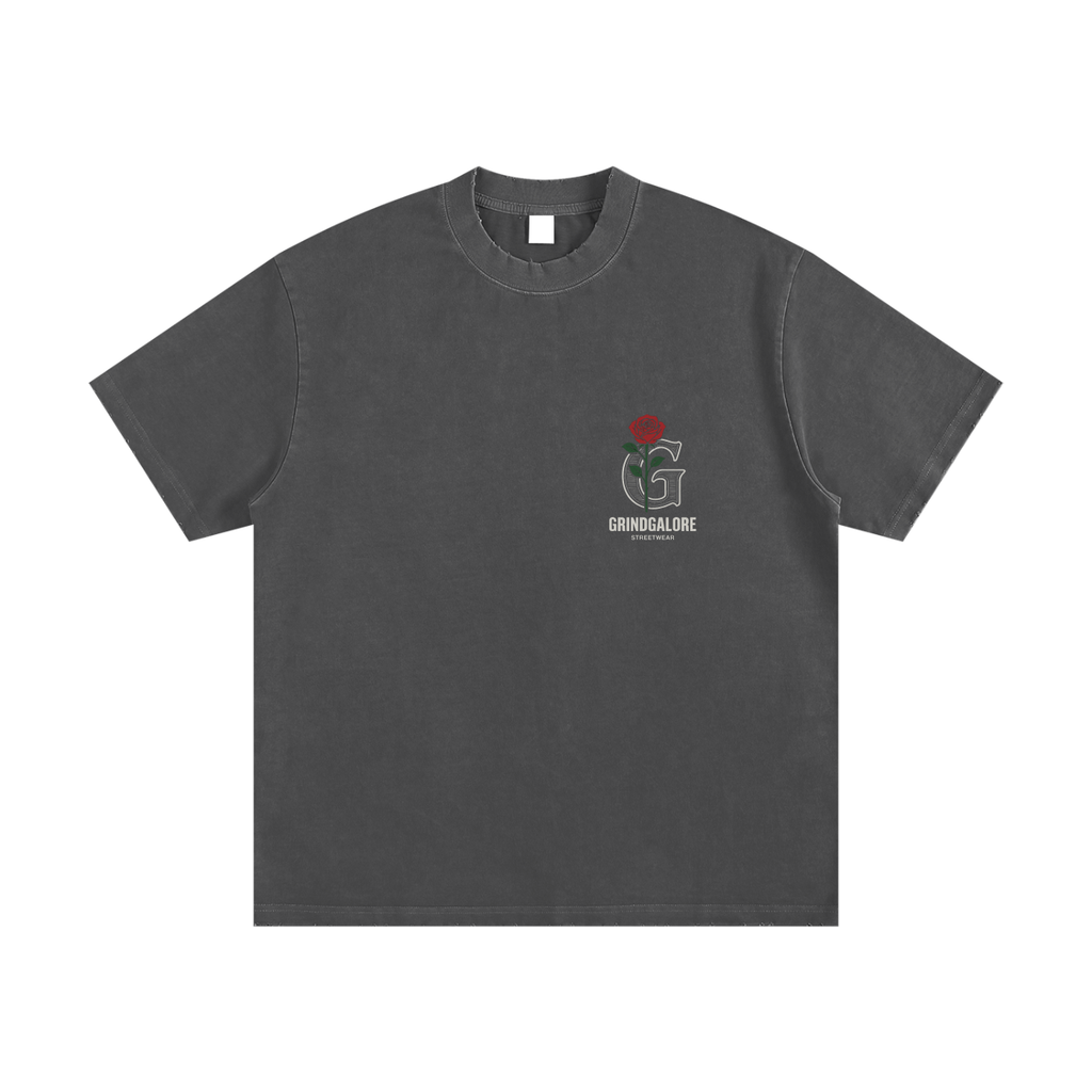 Heavyweight Vintage Washed Frayed T-Shirt