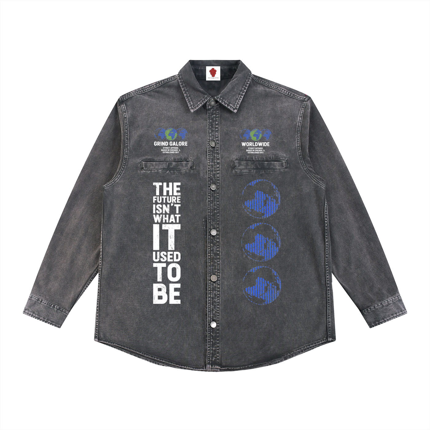 Denim Vintage Washed Heavyweight Jacket