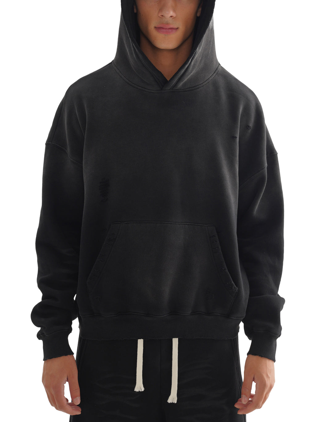 Heavyweight Sunfade Boxy Fleece Hoodie