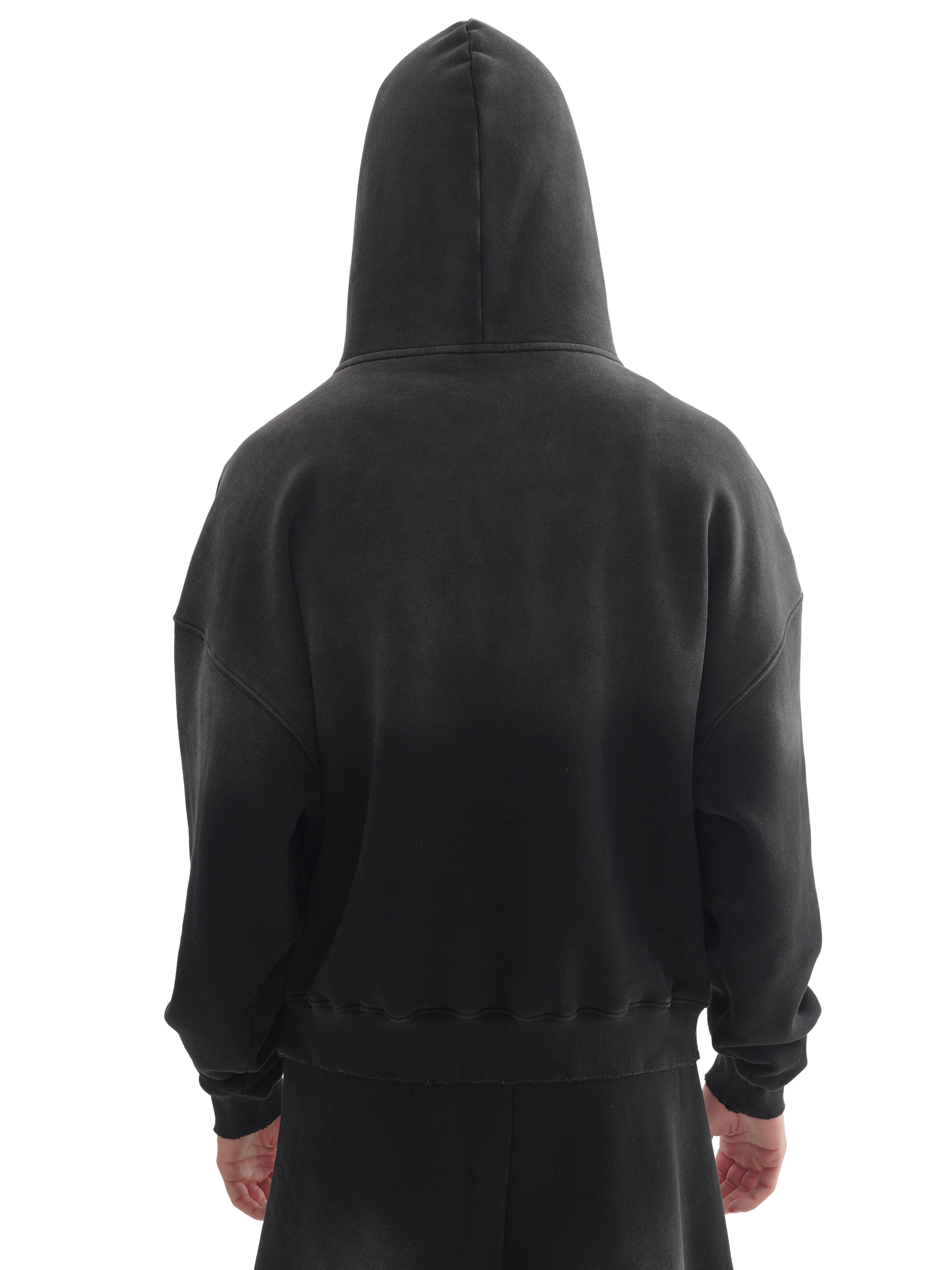 Heavyweight Sunfade Boxy Fleece Hoodie