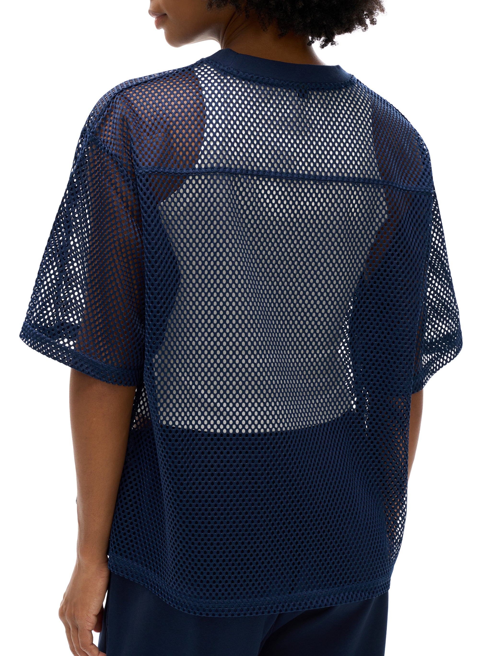 Women’s See-through Boxy Net T-shirt