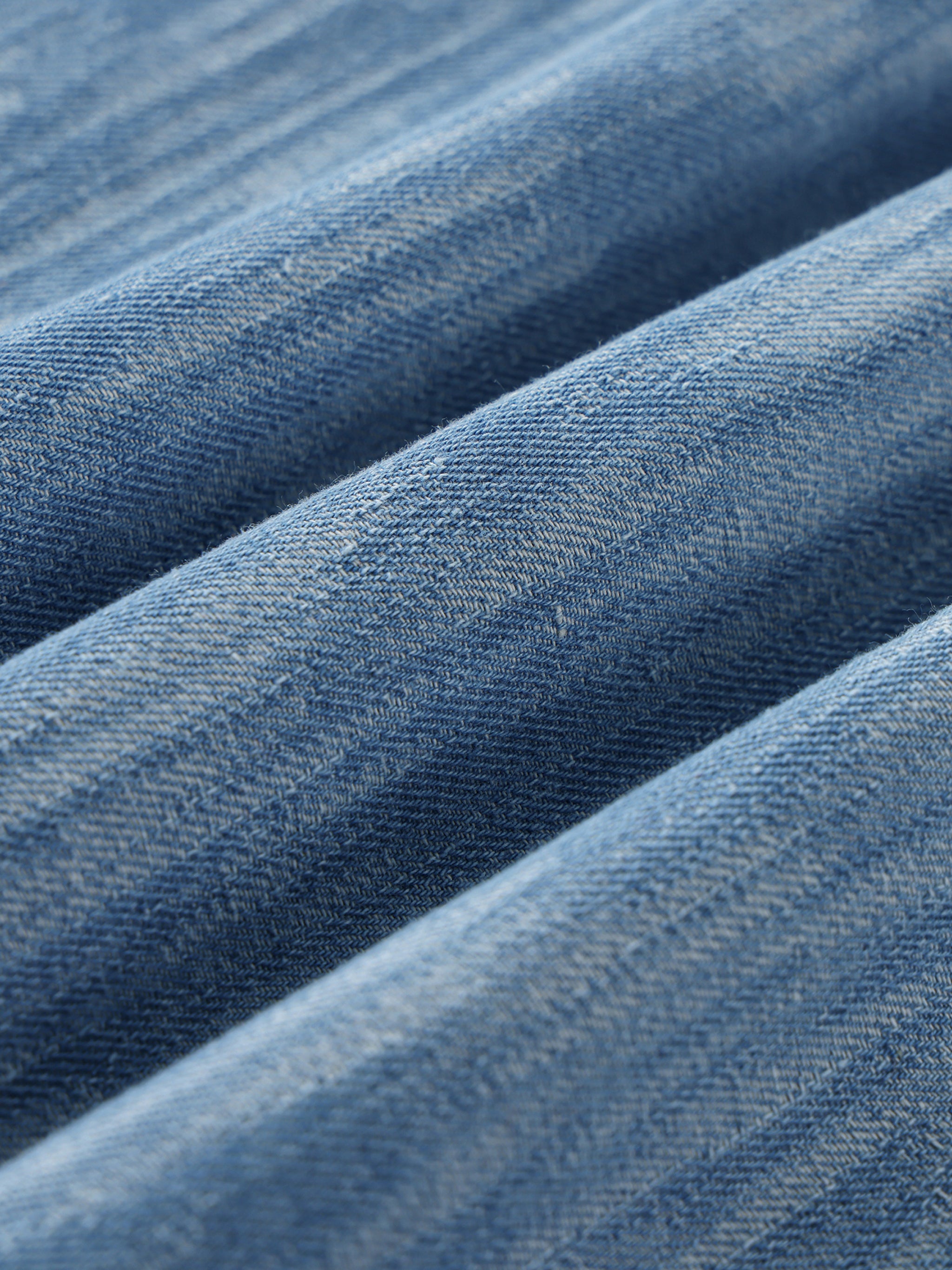 Denim Short-Sleeve Shirt