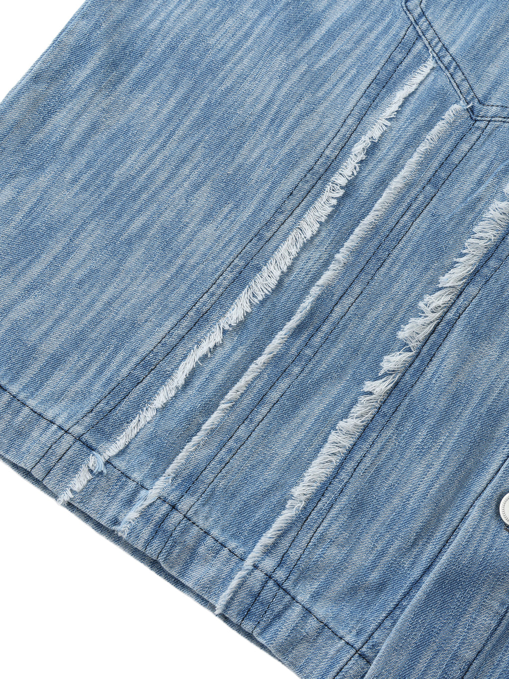 Denim Short-Sleeve Shirt