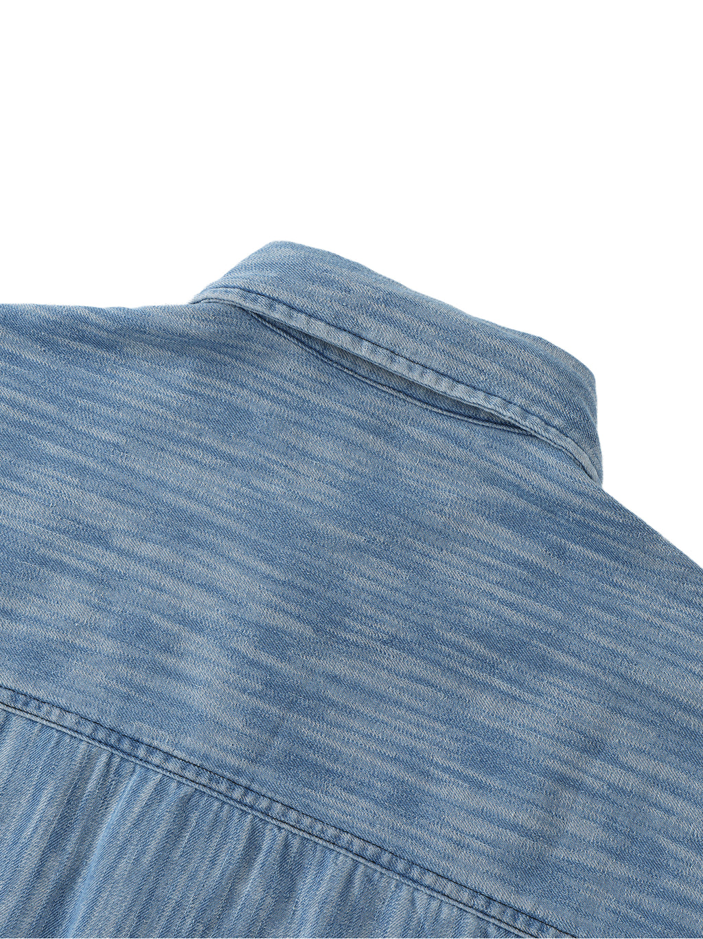 Denim Short-Sleeve Shirt