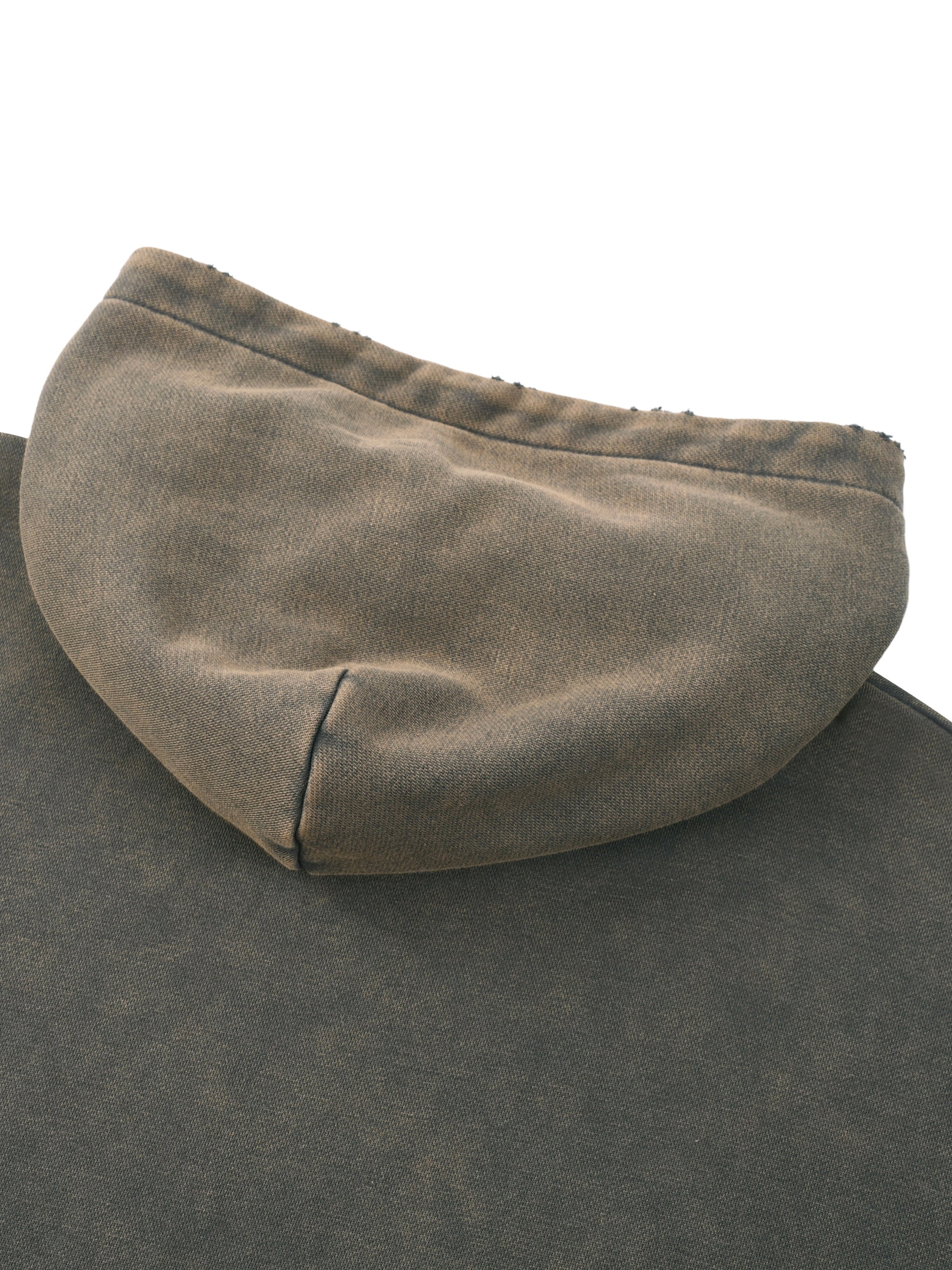 Grind Galore - Vintage Washed Frayed-Hem Hoodie