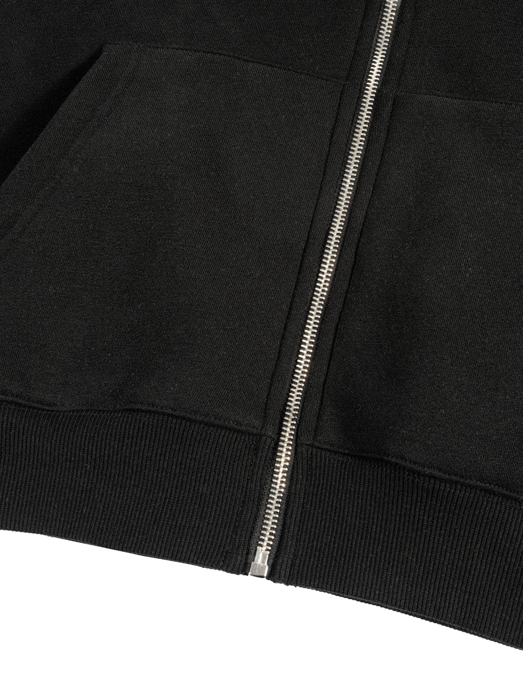Fleece Zip-Up Boxy Hoodie