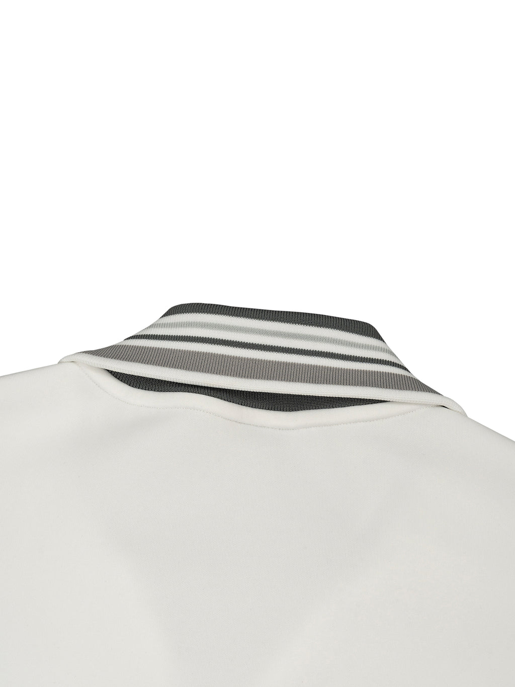 Galore Striped Rib Collar Zip Jacket